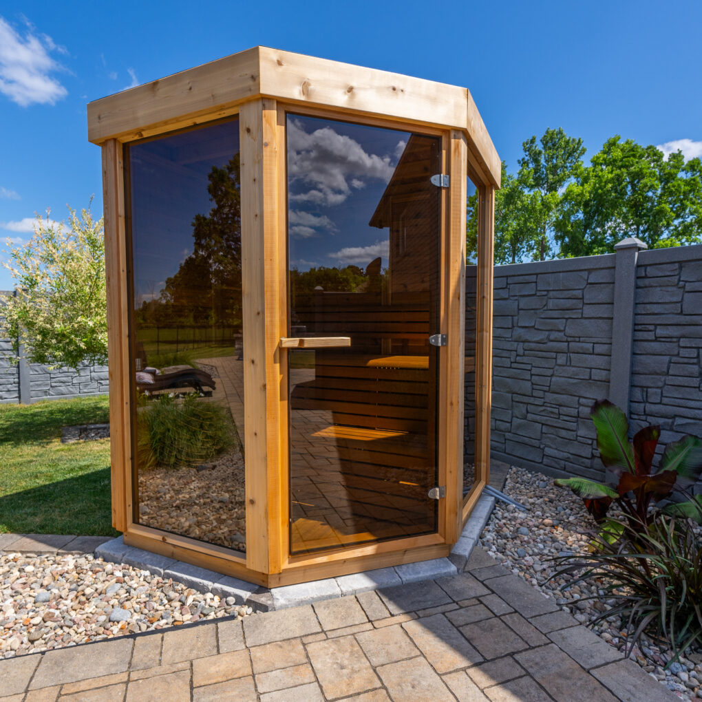 small sauna from leisurecraft