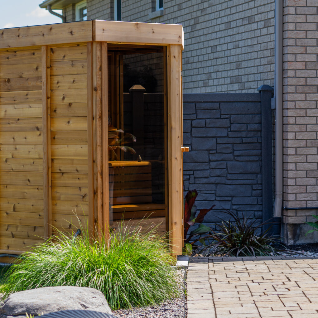 trinity sauna sideview