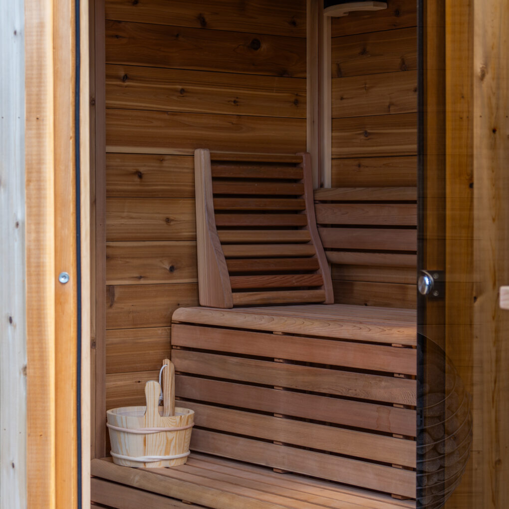 interior view of trinity sauna