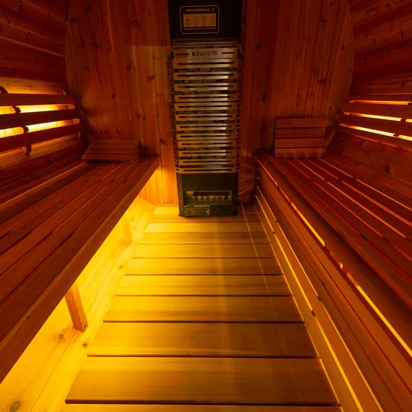 sauna lighting